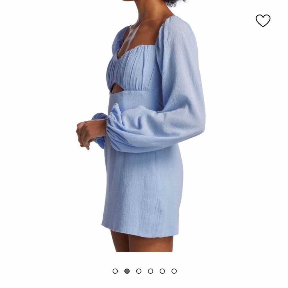 Camille Cotton Cutout Minidress - Picture 4 of 6